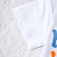 thumbnail image 2 of Aunties Bestie Mama's Baby Clothes Baby Boy Short Sleeve Letter T-Shirt Solid Color Shorts Summer Outfit, 2 of 5