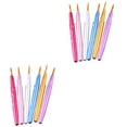 thumbnail image 1 of HLONK 12 PCS Portable Metal Shell Lip Brush Telescopic Nylon Fiber Lip Brush Retractable Makeup Brush (Mixed Color), 1 of 6