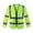 Green, variant on Reflective Safety Vest Work Clothing High Visibility Lightweight Long Sleeve for Men Women Surveyors