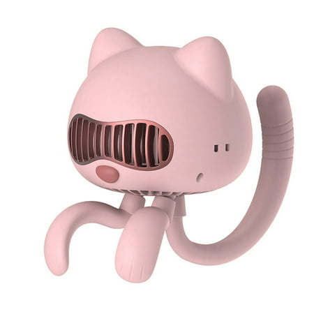 

Mini Portable Stroller Fan USB 4000MAh Personal for Home Office-Pink