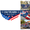 D, variant on 1PC USA 250th Anniversary Flag, 90x45cm Patriotic Fan Banner, 1776-2026 Commemorative Polyester 250 Anniversary USA Flag with Grommets, Bright Color Patriotic Decorations for Indoor Outdoor Use B