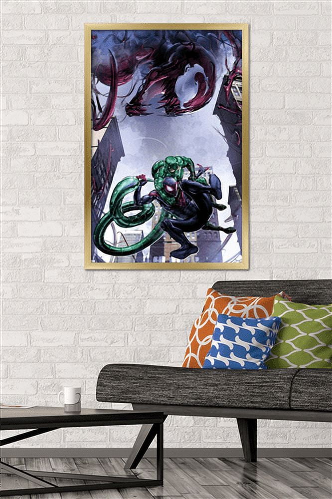 Marvel Comics - Spider-Man, Carnage, Scorpion - Absolute Carnage Miles Morales #1 Wall Poster, 22.375" x 34", Framed