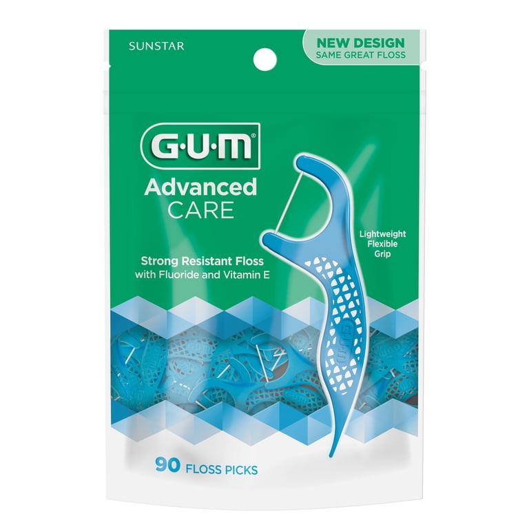 GUM EASY-FLOSSERS | Floss With Handle | Removes Plaque And-687170