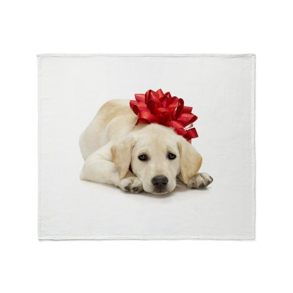 CafePress - Yellow Lab Puppy Throw Blanket - Soft Fleece Throw Blanket, 50"x60" for All Ages