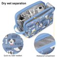 thumbnail image 4 of Toiletries Bag,Dog with Woof and Bark Mens Womens Toiletry Bag Bathroom Bag,Waterproof Toiletry Travel Bag Dopp Kit Shaving Bag 11x6.3x5.1 Inch, 4 of 5