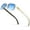 T0816-WHITBL04, variant on Buffalo Horn Handmade Sun Glasses Square Rimless Luxury Sunglasses 0816