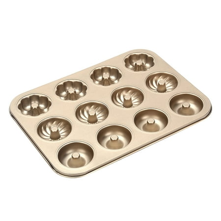 

Bdday Cake Mold 6/12 Hole Donut Baking Tool Mini Cake Model Household Non Stick Baking Tray Ice Cube Tray Silicone