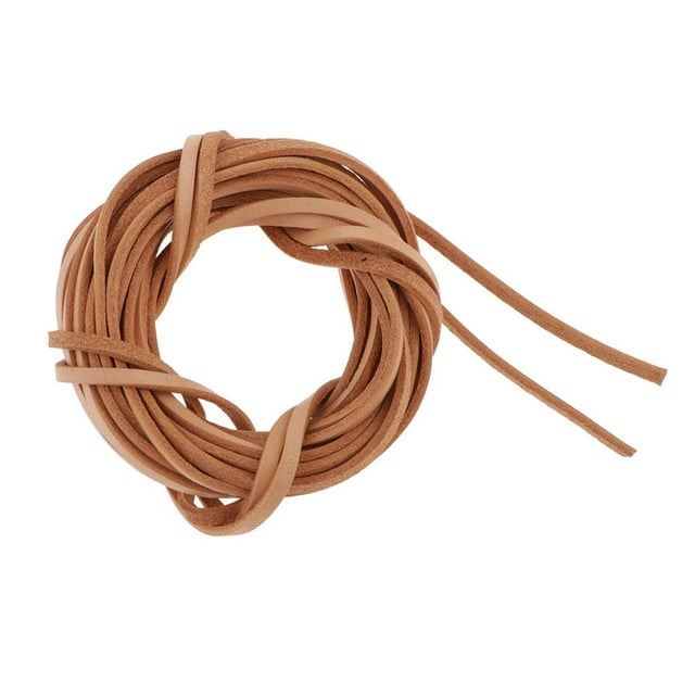 Cordón de Cordón Cordón de material cuero sintético tirarere de joyería Fabricación de abalorios Artesanía Cadena de 3 mm para abalorios, de primario Macarena Cuerda de cordón de joyería