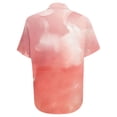 thumbnail image 5 of MEICHEN Womens Summer 3/4 Sleeve Tops Casual Collared V Neck Loose Blouse Retro Metallic Shiny T Shirts, 5 of 5