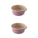thumbnail image 3 of Inteprter Colador duradero para tareas de cocina fáciles y eficientes Utensilios de cocina de doble capa gruesos Rosa claro mediano Rosa claro medio 2Conjunto, 3 of 6