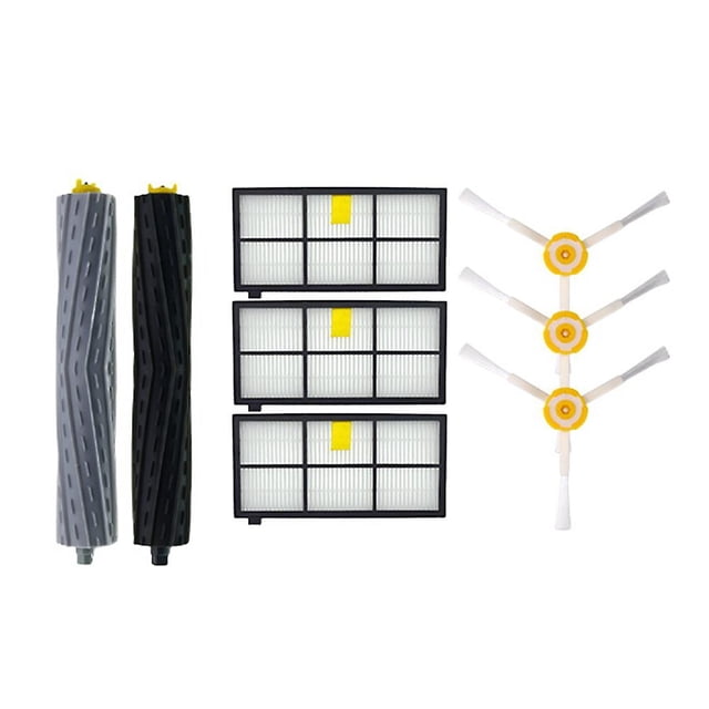 Reemplazo de robots de barrido Kit de filtros y cepillos Hepa para Irobot Roomba 800 900 Series 860/870