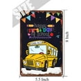 thumbnail image 6 of Happy First Day of School Metal Tin Sign Shcool Season Gift Classroom Decor Schoolbus Decor 1st Day of School Wall Sign For Classroom Bedroom Nursery 5.5x8 Inches, 6 of 8