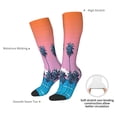 thumbnail image 4 of Naloa Beach with Palm Trees Thigh High Socks Extra Long Stretchy Sock Women Over Knee High Opaque Stocking Daily Wear, 4 of 6
