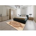 thumbnail image 4 of Ahgly Company Indoor Rectangle Patterned Khaki Gold Area Rugs, 2' x 5', 4 of 6