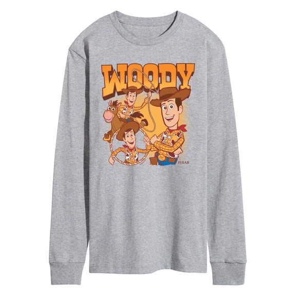 Toy Story - Woody Bootleg - Men's Long Sleeve Graphic T-Shirt