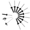 thumbnail image 1 of 10pcs/20pcs Tri-Grip Rivets O Rings Set for Kayak Canoe Boat, 1 of 8