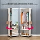 thumbnail image 2 of Perchero Closet Giratorio Armario con Espejo Cuerpo Completo, 2 of 10