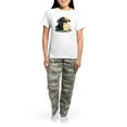 thumbnail image 4 of CafePress - Black Fawn Pug Women's Dark Pajamas - Women's Short Sleeve Print T-Shirt and Pants Light Cotton Pajama Set, 4 of 7