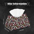 thumbnail image 5 of Logiee Rainbow Flowers Print Tissue Box Cover,Stylish Tissue Box Holder Decorative Tissue Cover for Bathroom Toilet Bedroom Living Room Table Desk Office, 5 of 7