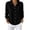 Black, variant on QIYAGBSA Long Sleeve Shirts for Women Button Down Soft Corduroy Collared Solid Color Casual Fall Winter Layering Tops (Pink, 3XL)