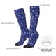 thumbnail image 4 of Balery Golden Snowflakes Royal Blue Calcetines novedosos Calcetines deportivos Calcetines hasta la rodilla Calcetines de algodón Calcetines originales y geniales, 4 of 6