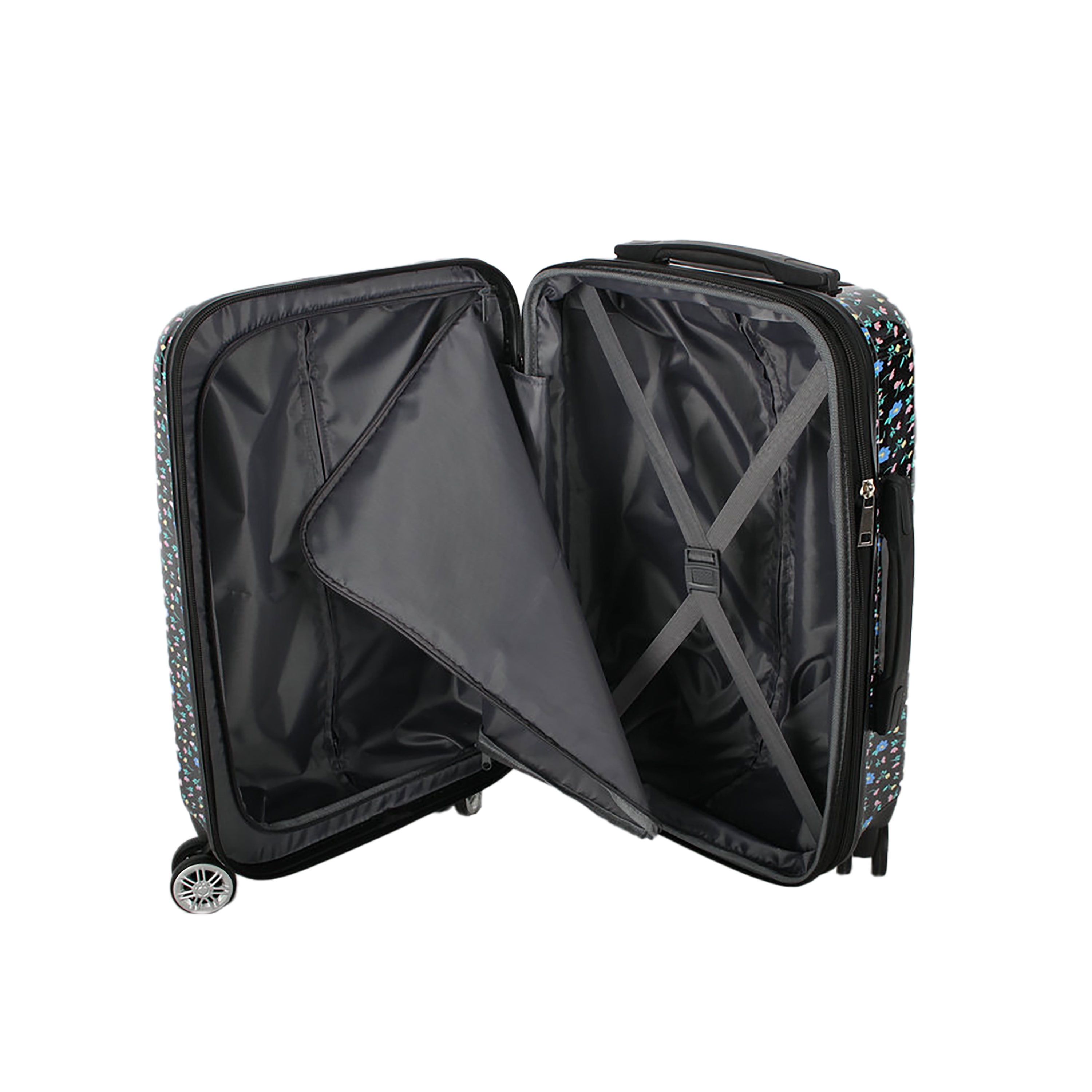 MADDEN NYC, Main Character Hard Side 28" Expandable Checked Luggage, Floral Print