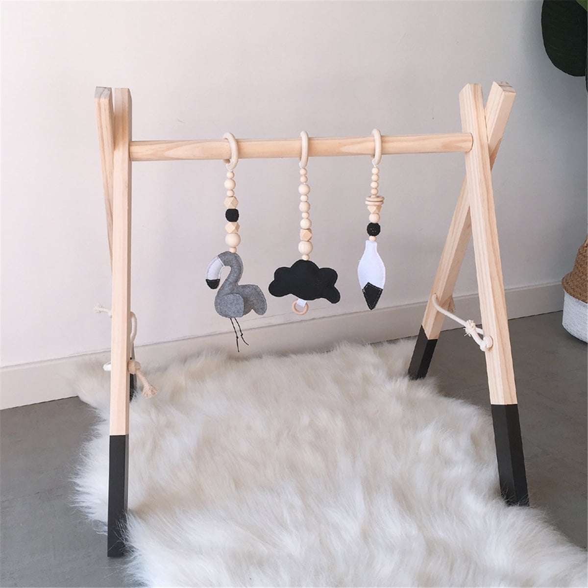 wooden hanging baby toys
