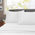 thumbnail image 2 of Porch & Den  Jericho Stripe 600TC Egyptian Cotton Bed Sheet Set Taupe Striped Twin XL Modern & Contemporary, 2 of 5