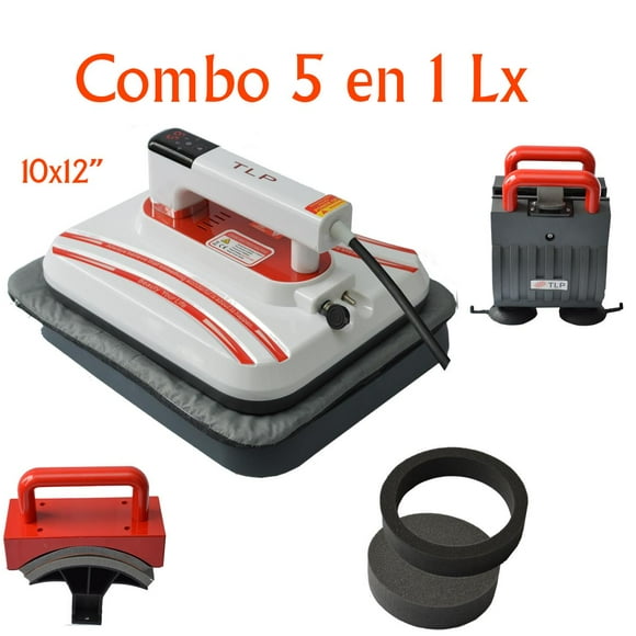 Combo portátil 5 en 1 para Sublimacion/vinil/transfer TLP Combo5en1+Regalos