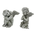 thumbnail image 2 of ievspot 2Pcs Cherub Statues Angel Garden Memorial Decorations Indoor Outdoor Adorable Sculptures Resin Angel Decor, 2 of 8
