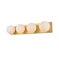 thumbnail image 6 of Living District Jaylin 4-Light Iron & Glass Bath Sconce in Brass/Frosted White, 6 of 6
