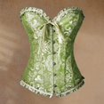 thumbnail image 3 of Lencería bustier para mujer talla 1800S Vestido para mujer Lencería bustier para mujer Verde XL, 3 of 9