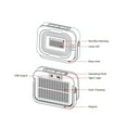 thumbnail image 2 of Mistaha Portable Camping LEDs Light Magne-t Tent Hanging Lantern Light Solar USB Rechargeable 3 Modes, 2 of 8