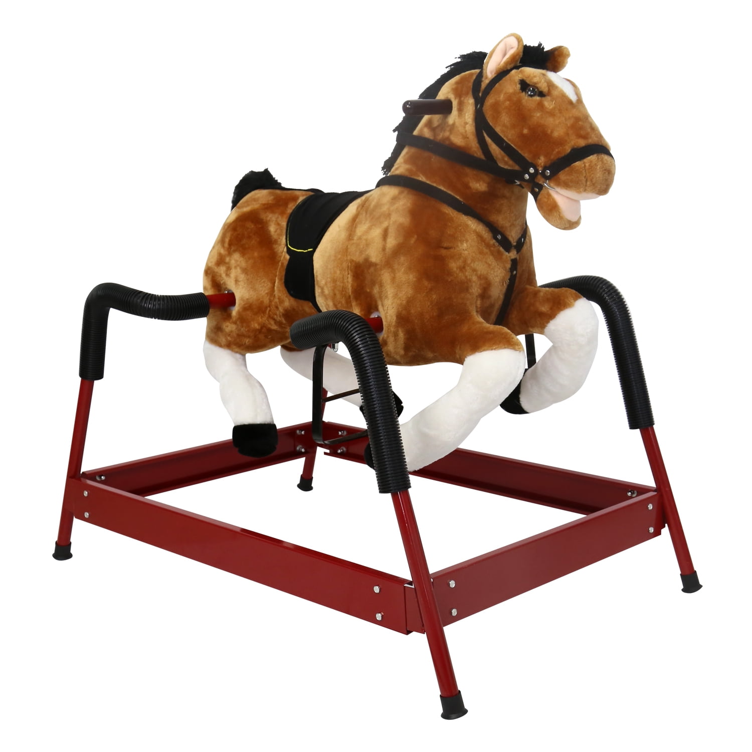 vintage bouncing rocking horse