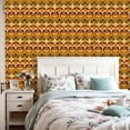 thumbnail image 4 of Peel and Stick Wallpaper 70s Retro midcentury circles petals Self Adhesive Removable Renter Friendly Contact Paper for Bedroom 24in x 118in, 4 of 8