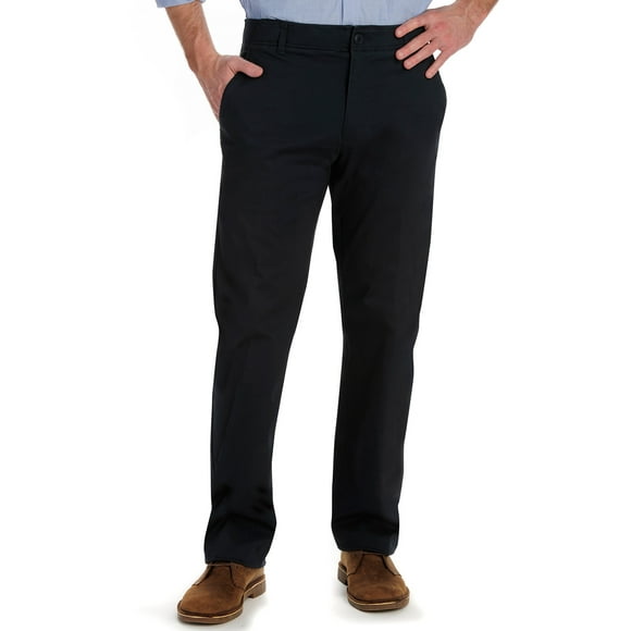 Lee Men's Performance Series Extreme Comfort Straight Fit Pant, Navy, 36W x 34L