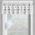 thumbnail image 2 of Ambesonne Jazz Music Window Valance, Doodle Trumpet Blues, 54" X 12", Black White, 2 of 5