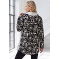 thumbnail image 2 of Roaman's Women's Plus Size Fleece Zip Hoodie Sweatshirt, 2 of 6