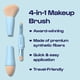 thumbnail image 2 of Alleyoop Brocha de maquillaje multitarea 4 en 1 – Esponja de mezcla multitarea todo en uno, sombra de ojos, cejas, delineador, rubor y bronceador – Herramienta aplicadora de maquillaje sobre la marcha, 2 of 7
