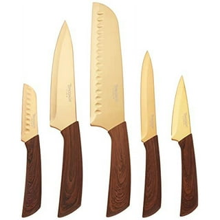 Hampton Forge Knight 13 Piece Block Knife Set,18/10, Titanium Copper &  Reviews
