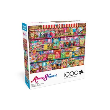 Buffalo Games Sweet Shoppe 1000-Piece 26.75 x 19.75-inch Interlocking Jigsaw Puzzle for Adults Ages 14 