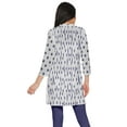 thumbnail image 3 of Moomaya Robes Tuniques Courtes en Poly-Crêpe pour Femmes Kurti Imprimé Mini Tenue d'Été, 3 of 5