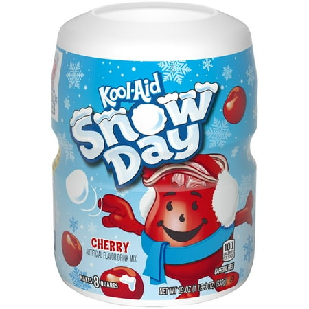 (2 Pack) Kool-Aid Sugar Sweetened Cherry Powdered Soft Drink, 19 oz (Best Way To Dye Hair With Kool Aid)
