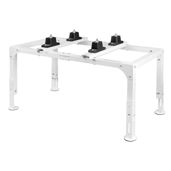 Eastrexon Mini Split Ground Stand, Adjustable Anti-Vibration Mini Split Stand w/ 400LBS Load Capacity, Heavy Duty AC Stand for 9,000-12,000 BTU Ductless Mini Split Air Conditioner Heat
