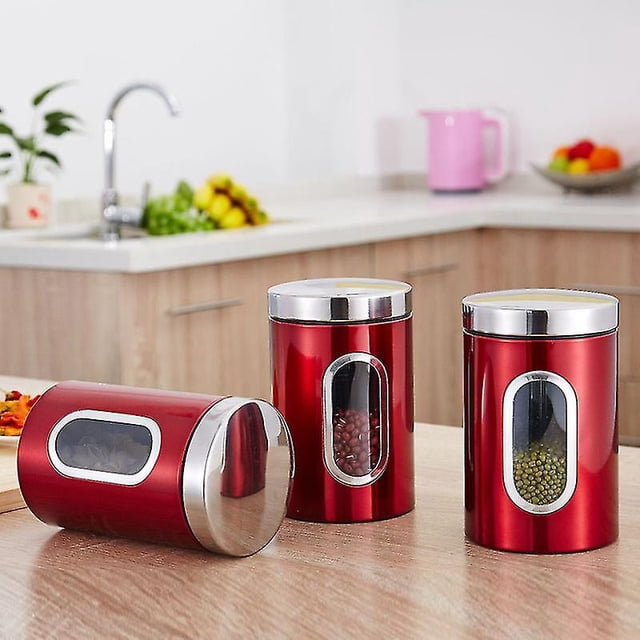 1/3 Uds botes de almacenamiento de azúcar de té tarros ollas recipiente de cocina latas ZefeiWu 8390613065858
