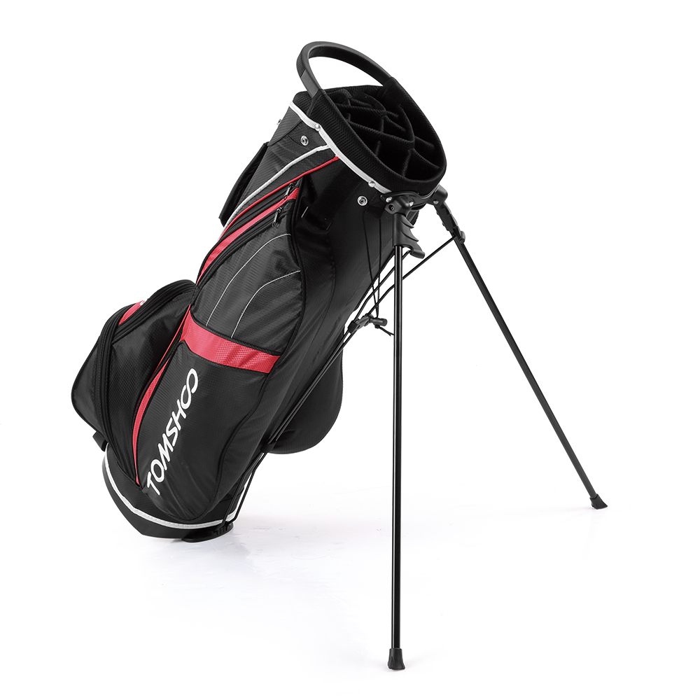 TOMSHOO Golf Stand Cart Bag 14 Way Full Length Individual Divider Carry