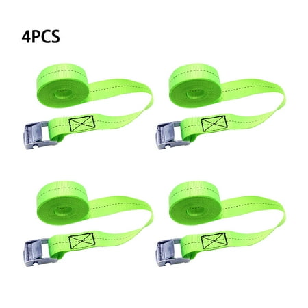 

4pcs Ratchet Lightweight Tie Down Car Cargo Strap With Buckle Tensioning Belts