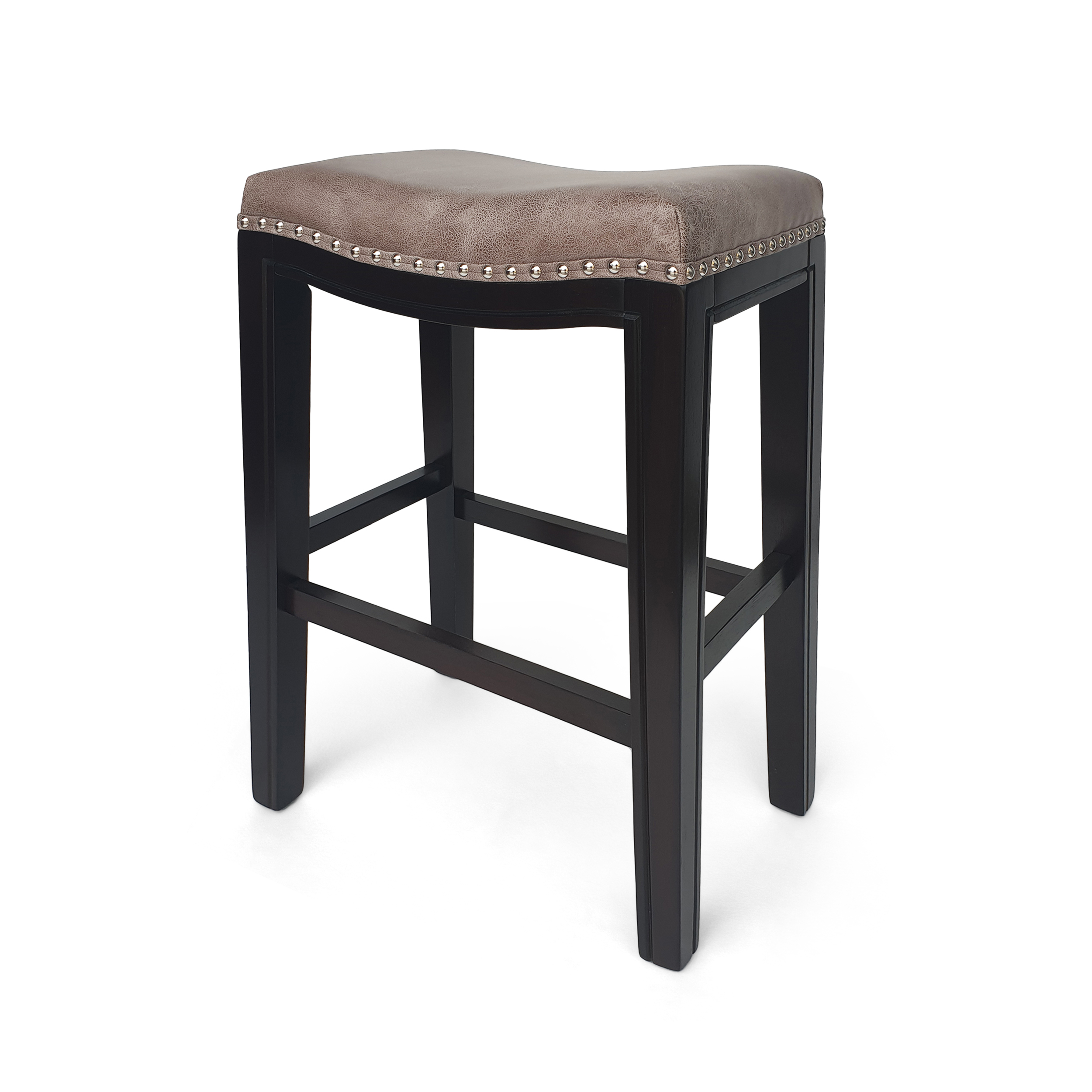 Noble House Casen Bar Stool, Gray, Set of 2