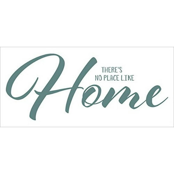No Place Like Home Vinyl Wall Decal, 23 x 9 , Storm Gray