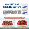 thumbnail image 4 of LocknLock Easy Essentials Rectangular Food Storage Container Set, 6-Piece, 4 of 7